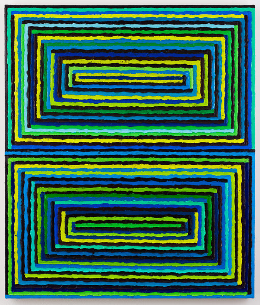 Two Spirals Stacked, 2013