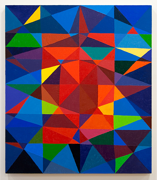 Untitled (blue and orange rectangles), 2008
