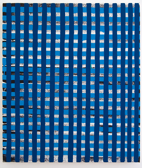 Untitled (blue grid), 2007