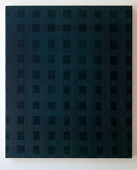Untitled (green grid), 2007